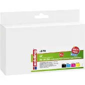Edding EDD-570 schwarz, cyan, magenta, gelb Druckerpatronen kompatibel zu HP 913A (L0R95AE, F6T77AE, F6T78AE, F6T79AE), 4er-Set