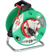 Brennenstuhl 1098560001, 38 m, Draußen, IP44, Kunststoff, Grün, Orange, 1 AC-Ausgänge