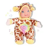 Reig Baby-Puppe Musikalisches Plüschtier 35 cm Giraffe