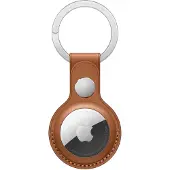 Apple Leather Key Ring für AirTag - Saddle Brown