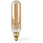 Safety Jogger LED-Filament-Lampe E27 - T65 - 8.5 W - 600 lm - 2000 K - Dimmbar - Mit Gold Finish - Retro Style - 1 Stück