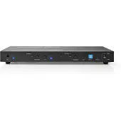 Nedis Hdmi-matrix-switch 4x2 4xhdmi-eingang Auf 2xhdmi//2xtoslink-ausgang 4k Fernbedienung Metall 2x3.5 Mm 60hz