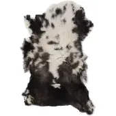 vidaXL Schafpelz Mischfarbe (60-70)x(90-100) cm