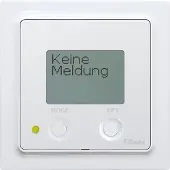 Eltako 30000727 Funk-Alarm-Controller 55x55mm mit Display, reinweiß glänzend FAC55D/230V-wg