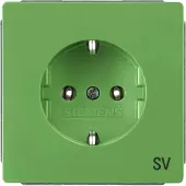 Siemens Steckdose 1f gn glz DELTAstyle UP m.BS 5UB1815