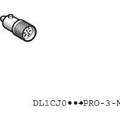 Schneider Electric Kleinlampe BA9s 48V rt Röhre DL1CJ0484