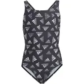 Adidas LOGO SWIMSUIT 000 BLACK/WHITE