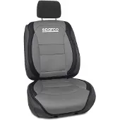 Sparco SPCS424GR Universal Auto Sitzbezüge Polyester PVC Grau Vorne