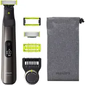 Philips OneBlade Pro QP6550/15 Face + Body, Eingebautes Display, Waschbar, Akku, Grau
