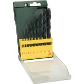 Bosch Hss-r 1-10 Mm Metal Drill Bit 10 Units Golden