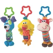 Playgro - Tinkle Trio rangler 3 pcs - (1-0181059)