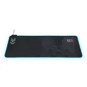 Razer Goliathus Chroma Extended, Schwarz, Grün, Abbildung, Tuch, Gummi, Mehrfarbig, Anti-Rutsch-Basis, Gaming-Mauspad