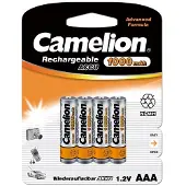 Camelion NH-AAA1000BP4, Wiederaufladbarer Akku, AAA, Nickel-Metallhydrid (NiMH), 1,2 V, 4 Stück(e), 1000 mAh