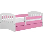 Kärkkäinen Kinder-/Juniorbett CLASSIC 1 in Weiß, Pink ca.80x140cm