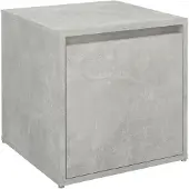 vidaXL Schubladenbox Betongrau 40,5x40x40 cm Holzwerkstoff