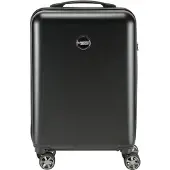 Princess Traveller PT-01 Deluxe – Handgepäckkoffer – Pitch Black – 55 x 35 x 20 cm – 34 l Reisekoffer – Trolley mit TSA-Schloss