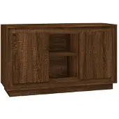 vidaXL Sideboard Braun Eichen-Optik 102x35x60 cm Holzwerkstoff