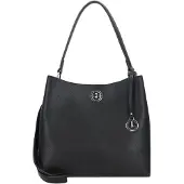 L.credi Schultertasche Umhängetasche Filippa Hobo Black schwarz