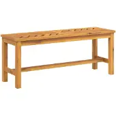 vidaXL Gartenbank 110 cm Massivholz Akazie