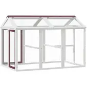 vidaXL Freilaufgehege Mokka 141x94x104 cm Massivholz Kiefer