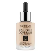 Catrice HD Liquid Coverage Foundation 010 Light Beige, 1er Pack 30 ml Make up