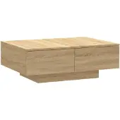 vidaXL Couchtisch Sonoma-Eiche 90x60x31 cm Holzwerkstoff