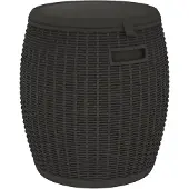 vidaXL 4-in-1 Gartenbox Schwarz Polypropylen