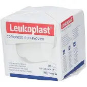 Leukoplast compress non-woven 10x10cm unste.4f 100 St Kompressen