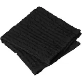 Blomus Gästehandtuch Caro Schwarz (2-teilig, 30 x 30 cm)