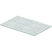 Duravit Glaseinleger DuraSquare 116,4x38cm, Sicherheitsglas, Cubic line
