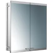 Emco asis evo Lichtspiegelschrank, Unterputzmodell, 2 Türen, 600 mm