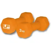 Ufe Sechseckige, mit Neopren überzogene Hanteln (x2)