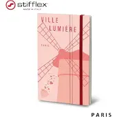 Stifflex -Notizbuch, 13x21cm, 192 Seiten, Paris