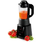 Domo DO726BL, Kochmixer, Pulsfunktion, Eis-Crusher, 900 W, Schwarz, Transparent