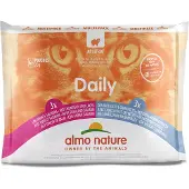 Almo Nature Daily mit Fisch Multipack Katzen-Nassfutter (70 g)