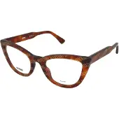 Love Moschino Moschino MOS624 Damen-Brille inkl. Gläser Vollrand Butterfly Acetat-Gestell 50/21/140, braun
