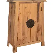 vidaXL Bad-Beistellschrank Massivholz Kiefer 59x32x80 cm