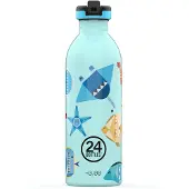 24Bottles 24 Bottles - Kids Collection - Urban Flasche 500 ml w. Sports Lid - Sea Friends