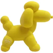 Duvo+ Latex-Ballon Pudel, 14 cm, gelb