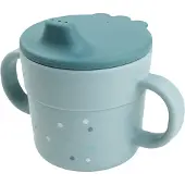 Done by Deer Foodie Schnabeltasse Happy Dots, Blue