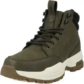 Dockers by Gerli by Gerli Herrenschuhe Warmfutter Schnürstiefel Grün Freizeit