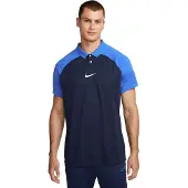 Nike Academy Pro Poloshirt Blau Weiss F451 || Größe L
