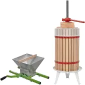 vidaXL 2-tlg. Obst- & Weinpresse und Mühle-Set
