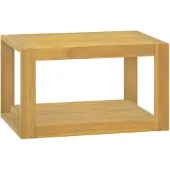 vidaXL Wand-Badschrank 60x45x35 cm Massivholz Teak