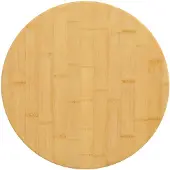 vidaXL Tischplatte Ø30x2,5 cm Bambus