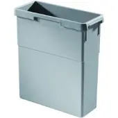 Hailo Inneneimer 1071319 hellgrau 19 Liter 397 x 171 x 413 mm