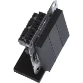 Gira 284428, 1P, Anthrazit, 250 V, BS EN 60669-1, 250 V, 10 A