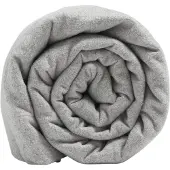 Yumeko Laken Flanell 200x260 Grau - Eco, Bio & Fairtrade