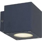 LUCANDE LED Aussenwandleuchte JARNO , schwarz, Aluminium, Modern, LED Wandleuchte außen