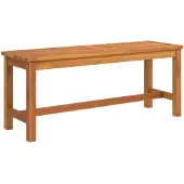 vidaXL Gartenbank 110x35x45 cm Massivholz Akazie